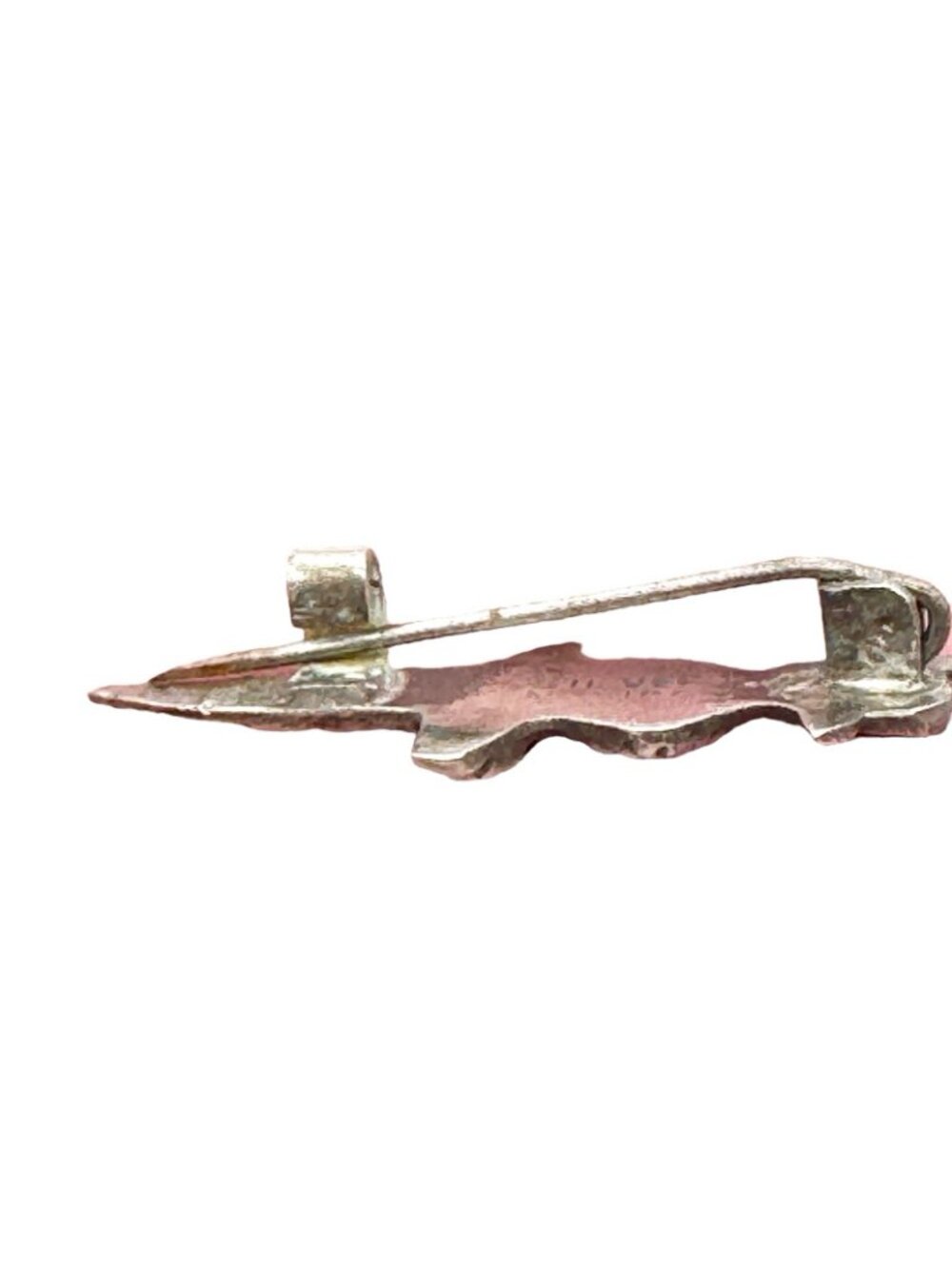 Parrot Scatter Pin Handmade Sterling Silver 1940s Silver Mexico C-Clasp Vintage - Picture 12 of 16
